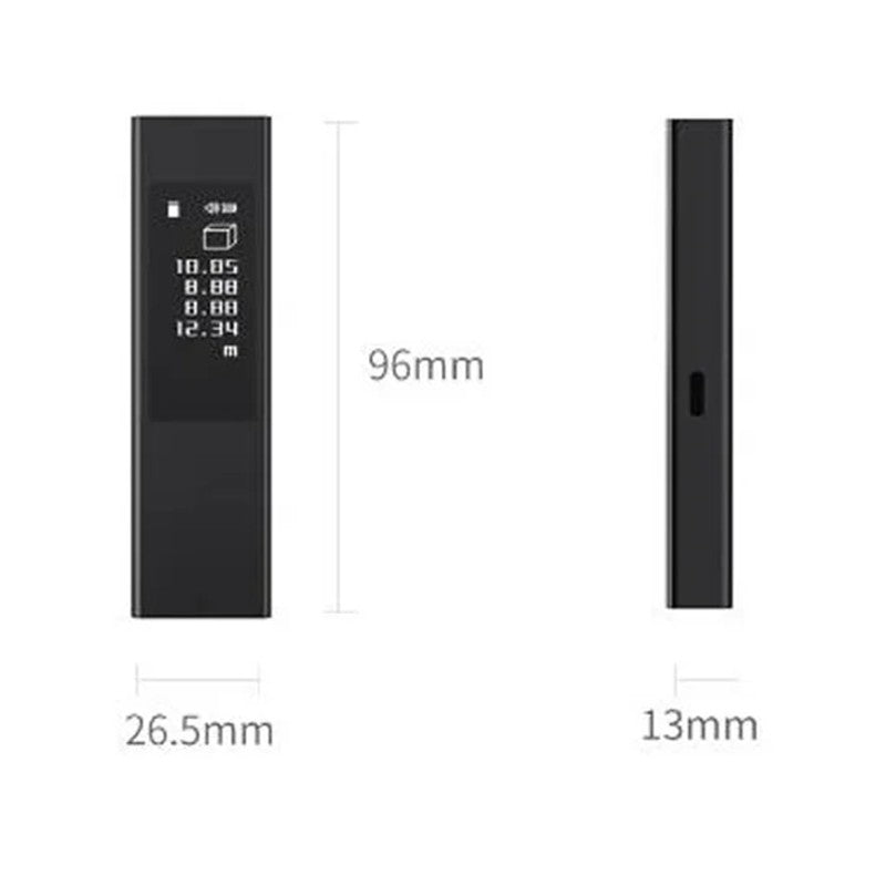 XIAOMI YOUPIN DUKA LS5 Laser Rangefinder Distance Meter OLED Touch Screen 40M Electronic Digital Ruler XIAOMI YOUPIN DUKA LS5 Laser Rangefinder Distance Meter OLED Touch Screen 40M Electronic Digital Ruler